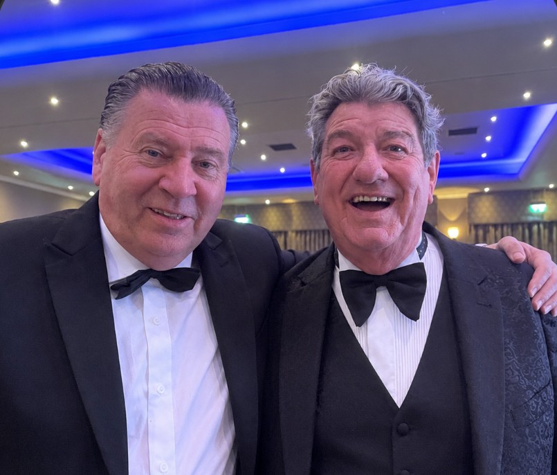 Austin With Chris Waddle